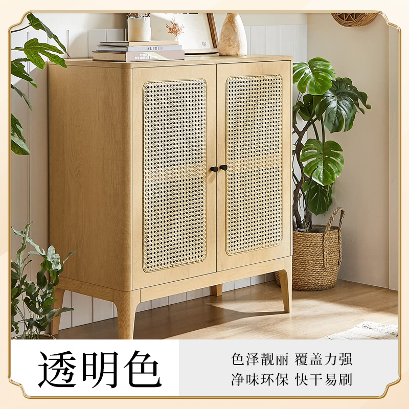 Pintura de madera acuosa negra renovación de muebles antiguos auto-brillado pintura de cambio de color blanco impermeable verde barniz transparente pintura de madera