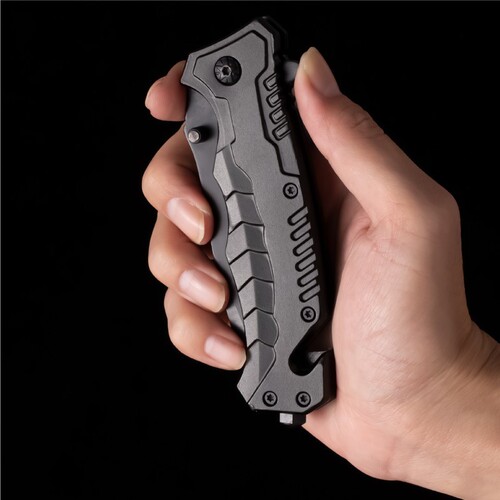 Factory Outdoor Folding Knife Self-defense Sharp Follows Height Hardness Mini Wilderness Camping Multi-purpose Stainless Steel Folding Knife