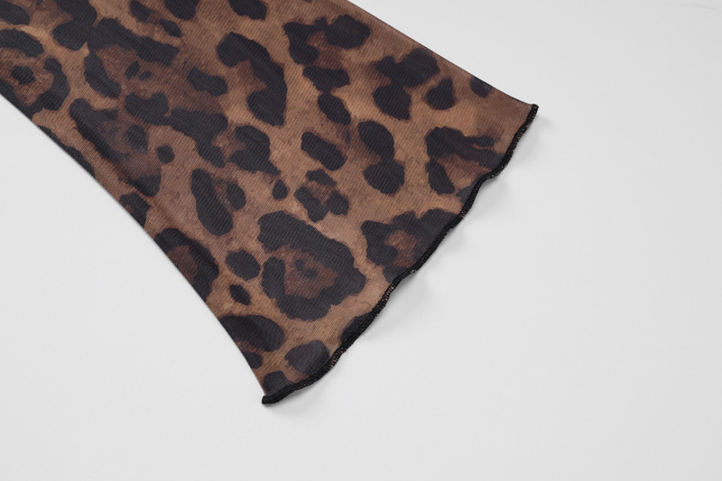 Women Clothing Summer Printed Sexy Mesh Lace Cardigan T Shirt