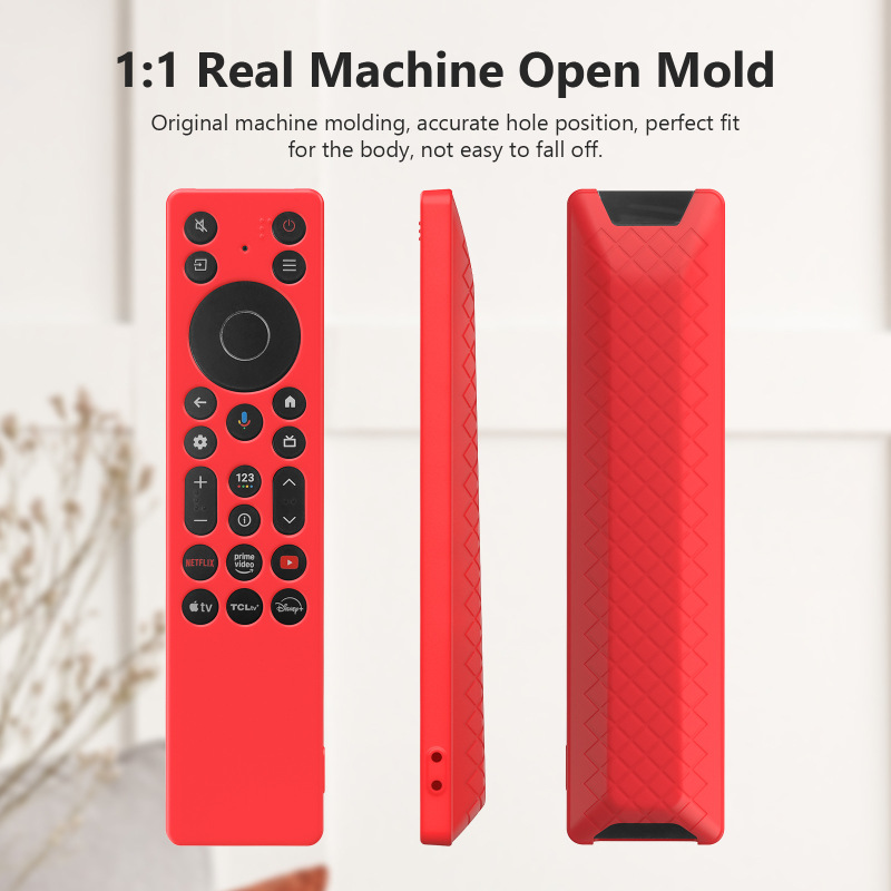 TCL RC923A/RC813Aリモコンカバーの転倒防止汚れ防止防振全包シリコン保護カバーを適用する|undefined