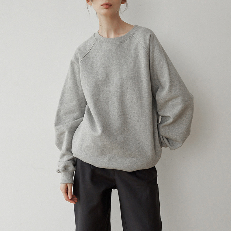 【Clearance Bargain】Pocket Sweatshirt Casual Women's Loose Raglan Sleeve Crew Neck Lazy Style with Pockets Simple Top 【Clearance Bargain】Pocket Sweatshirt Casual Women's Loose Raglan Sleeve Crew Neck Lazy Style with Pockets Simple Top