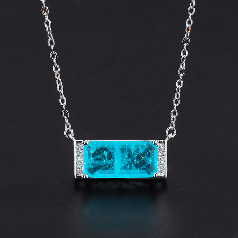 6g Weight Artificial Gemstones Inlay Material Jewelry Set Classification Earrings + Necklace Quantity Holiday Occasion Metal Material Geometric Pattern Unisex Gender Lady Geometric Metal Artificial Gemstones Unisex Jewelry Set 1 Piece 9