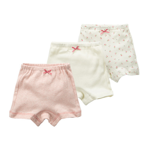 Distribution and distribution of Japanese cotton children's and middle-aged children's and men's bottoms, hygienic home furnishings, no clip pp, no hems, flat mouth pants and boxer briefs