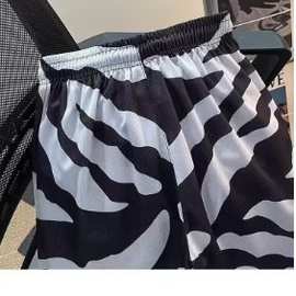 动物花纹美式短裤男潮四分篮球运动裤街头夏季速干透气休闲沙滩裤