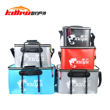 厂家批发eva钓鱼桶 可折叠活鱼桶带放鱼口 钓鱼箱垂海钓渔具配件