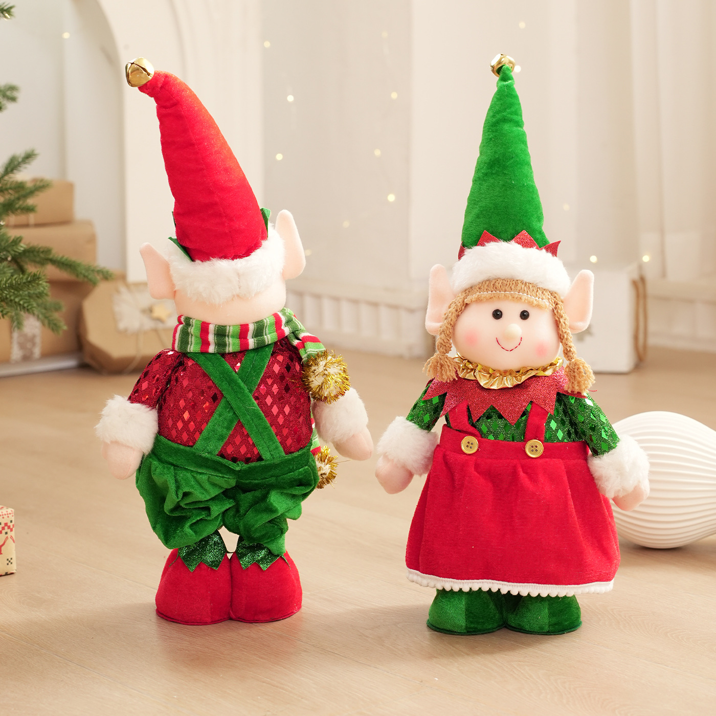 Muñecas de Navidad transfronterizas muñecas muñecas de tela encantadora elfos de Navidad decoración de mesa accesorios de diseño