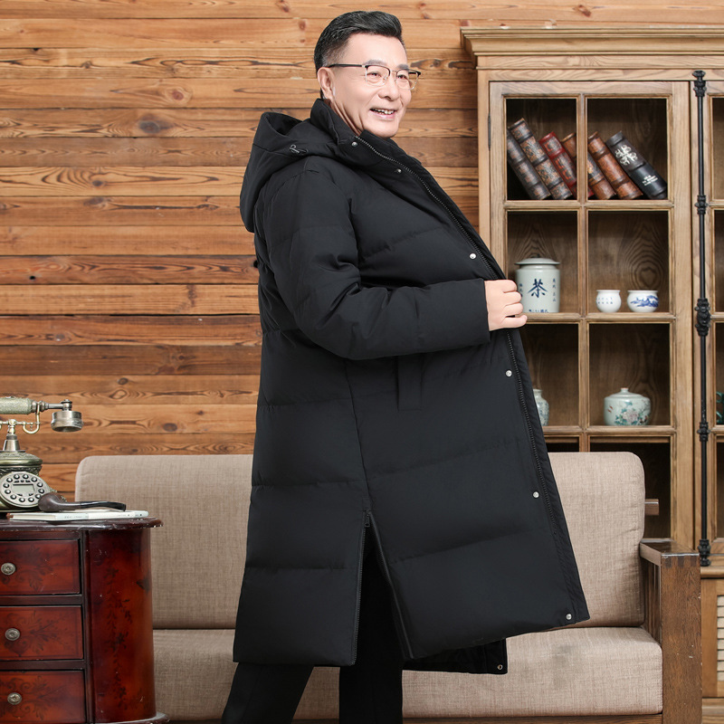 2024 공장 직접 881 긴 남성 패딩 따뜻한 코트 다운 재킷 가격 제어 328 위안