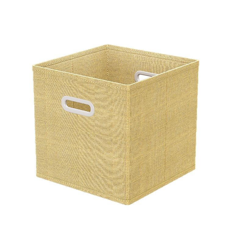 Caja de almacenamiento de tela, juguetes para el hogar, bocadillos, canasta de clasificación, caja de almacenamiento de artículos diversos cuadrada plegable, armario a cuadros para el aula image 5