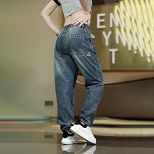 2025秋季新款牛仔裤牛仔男士复古水洗潮流百搭无弹宽松正品直筒潮