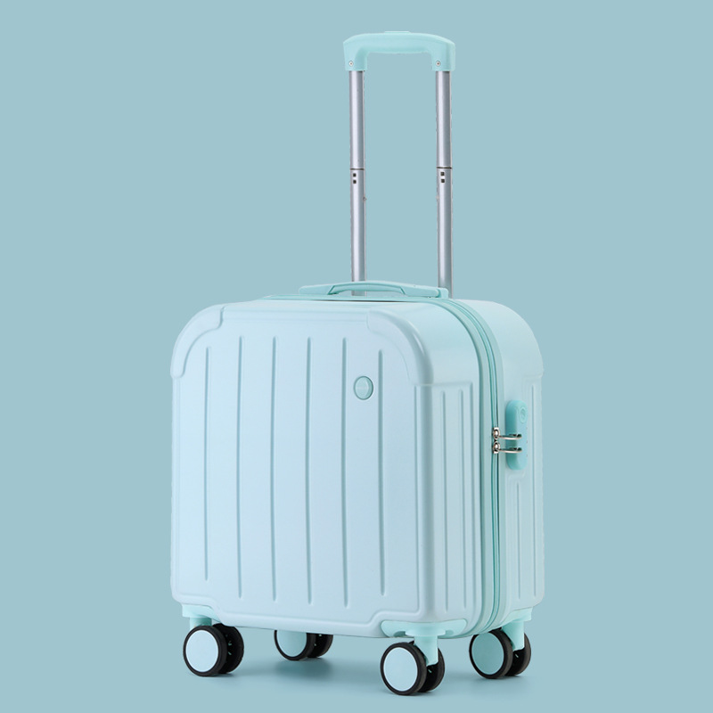 Maleta de mano, moderna maleta de viaje con ruedas universales, maleta con ruedas de 18 pulgadas para mujeres y hombres.