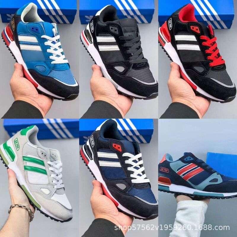 2024 Autumn and Winter Zx750 David Shock-Absorbing Running Shoes Casual Lightweight Wear-Resistant Men's and Women's Sports Shoes Mesh Trendy Shoes