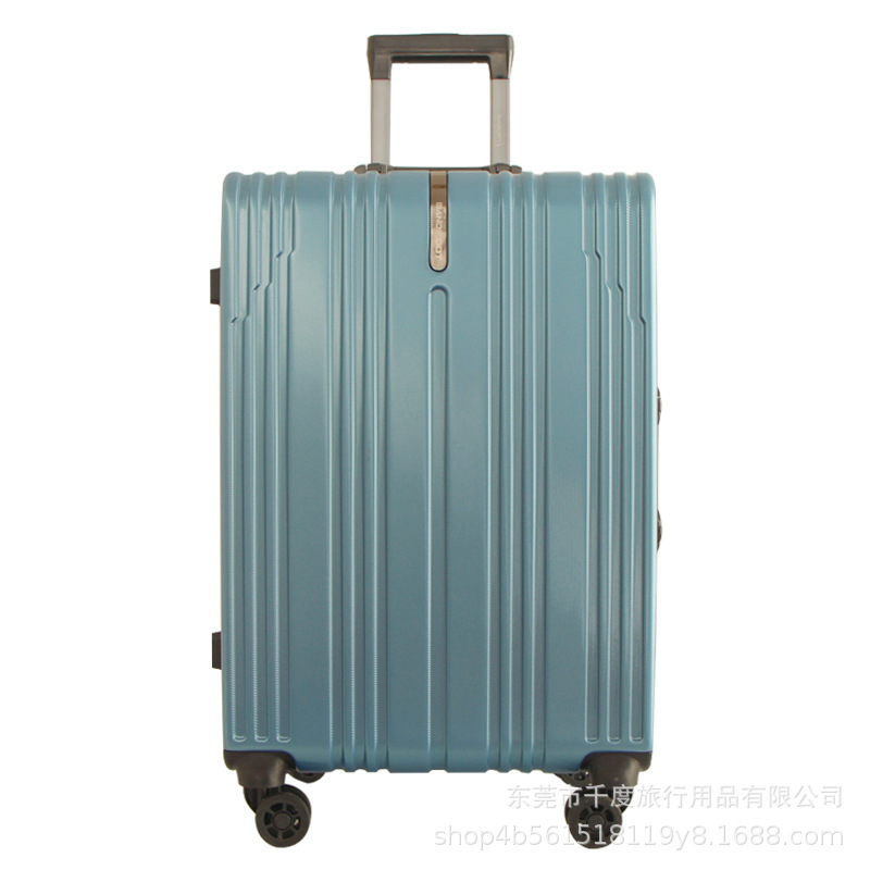 Trendy Retro Frosted Scratch-Resistant Hard Suitcase Student Suitcase 24inch Trolley Suitcase Luggage Aluminum Frame 20inch Boarding Men and Women