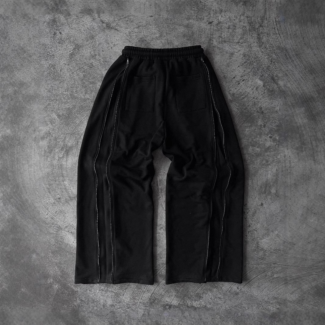 Women's Clothing Women's Casual Loose Trousers Black Versatile Fashion Street Style Rock Trend Personality Popular For Formal & Casual_voghion.com