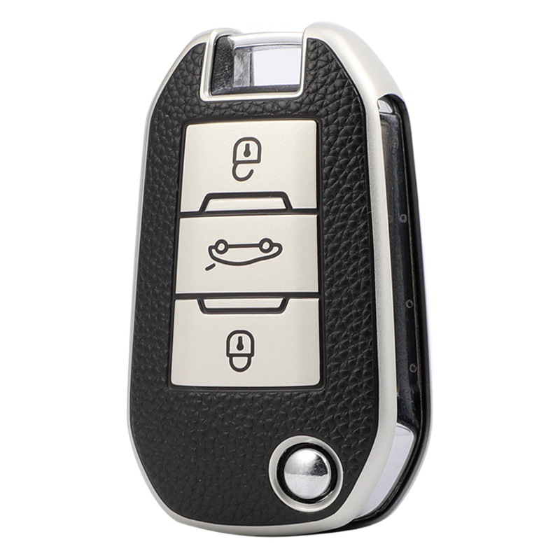 Adecuado para Citroen c3xr clave caso c4l Tianyi C5/C4 Sega Elysee C6 clave caso hebilla Shell para hombres y mujeres