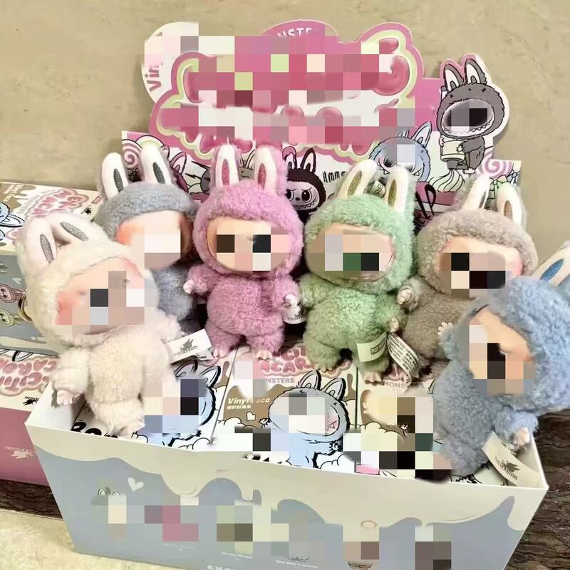 Factory In-Stock Merlion L Third Generation Second Generation Labubu Vinyl Face Blind Box Monster Plush Toy Trendy Toy