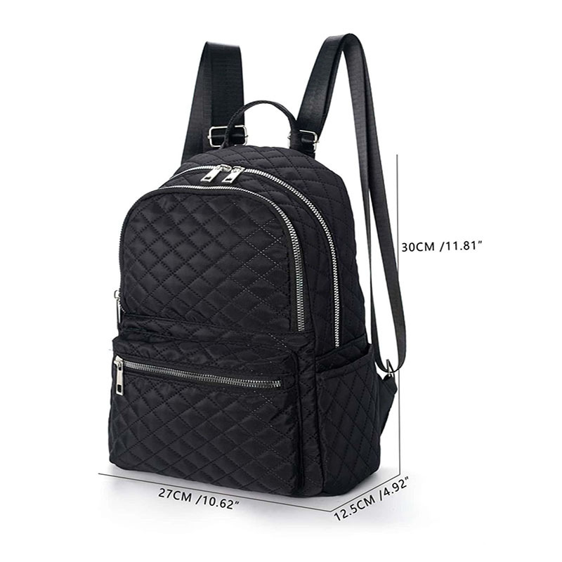 Feihong Cross-Border Diamond Pattern Large Capacity, High Aesthetic Value, Versatile Backpack, Fashionable Quilted_voghion.com