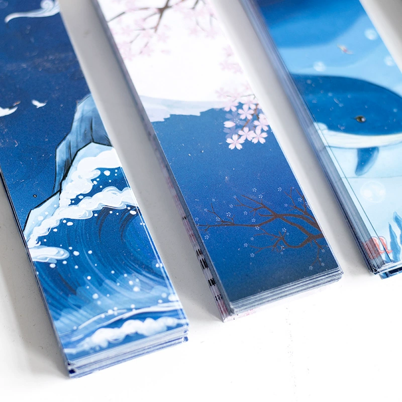 Японский стиль Wufeng Edo Wind Bell Аксессуары свежий ПВХ водонепроницаемый бумажный буклет с подвеской закладки подветренная карта