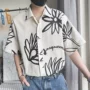 小众宽松制作印花衬衣