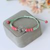 Ceramics, accessory handmade, woven bracelet for beloved