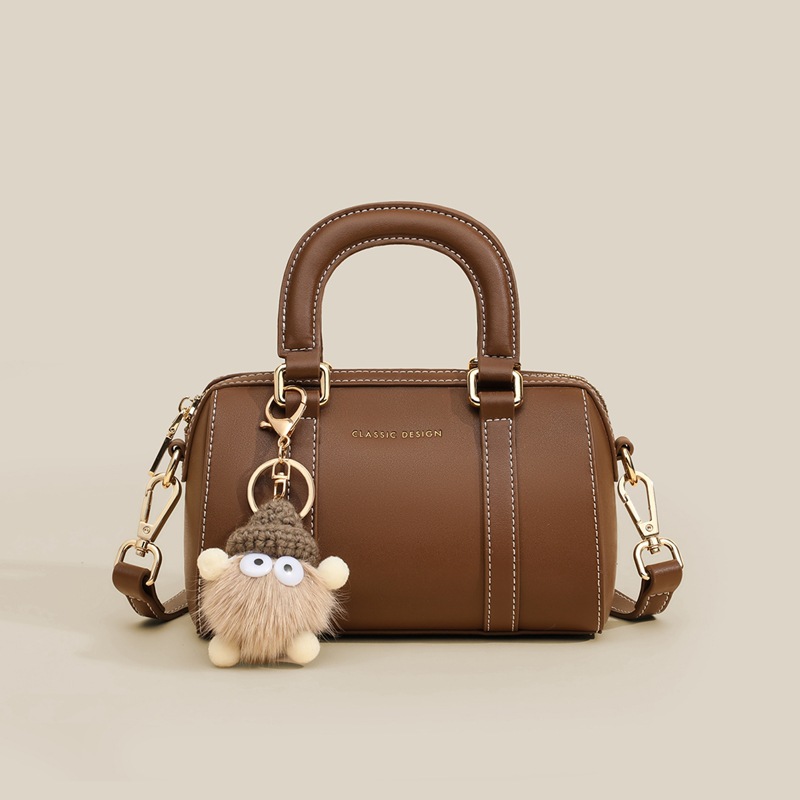 Viney Handbag 2026 New Summer Genuine Leather Crossbody Pillow Bag Mini Shoulder Boston Bag For Women - Thumbnail 4