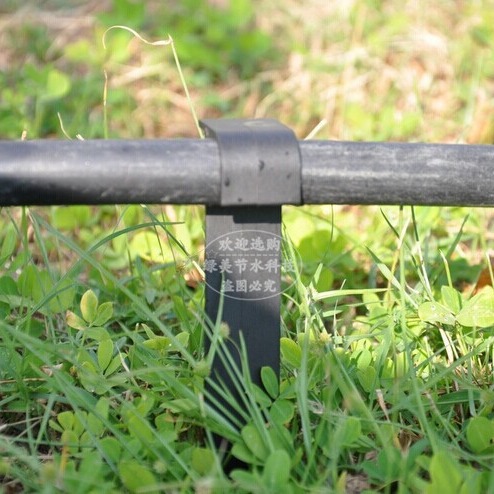 20PE tubo de inserción de tierra varilla de inserción de 15 cm tubo de PE fijo soporte de microrroyección de riego por goteo accesorios de tubería de riego image 4