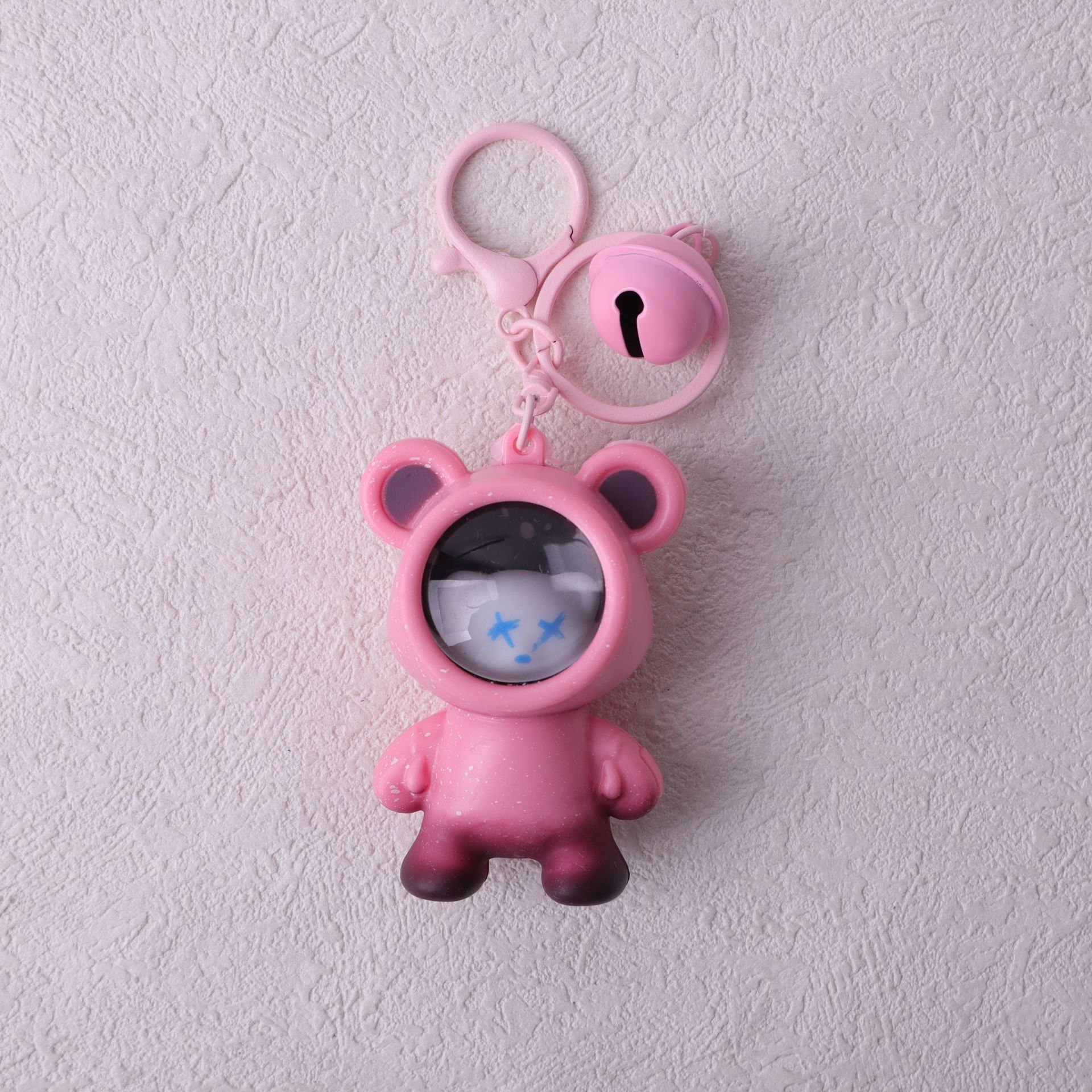 Ventas transfronterizas en caliente oso espacial llavero muñeca colgar bolsos decorativos con edición luminosa creativa de nuevo producto directo