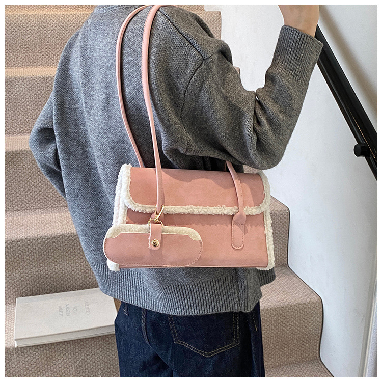 Piccola borsa a tracolla retrò da donna, borsa alla moda_voghion.com