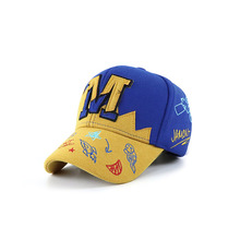 批发秋冬儿童帽子女韩小童鸭舌帽冬季韩国女棒球帽字母绣花