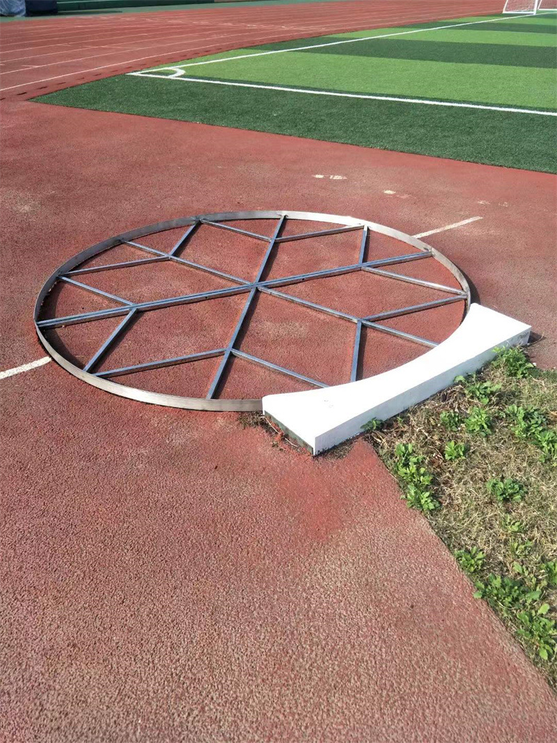 田径铅球投掷圈铁饼圈抵趾圈圈抵趾板标枪标枪专用