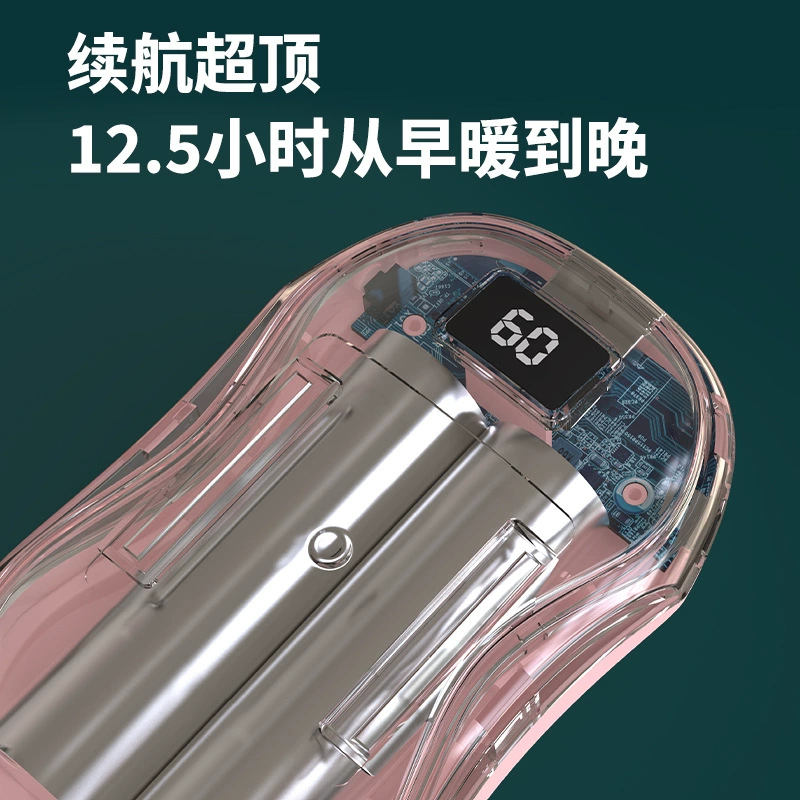 2025 новая мини-теплота с цифровым дисплеем, ручной грелка с USB-зарядкой, для офиса и активного отдыха, три уровня регулировки