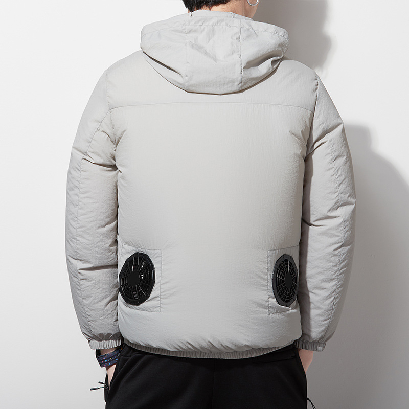 夏季降温空调服男皮肤衣USB充电制冷风扇服旅行防晒服户外钓鱼服