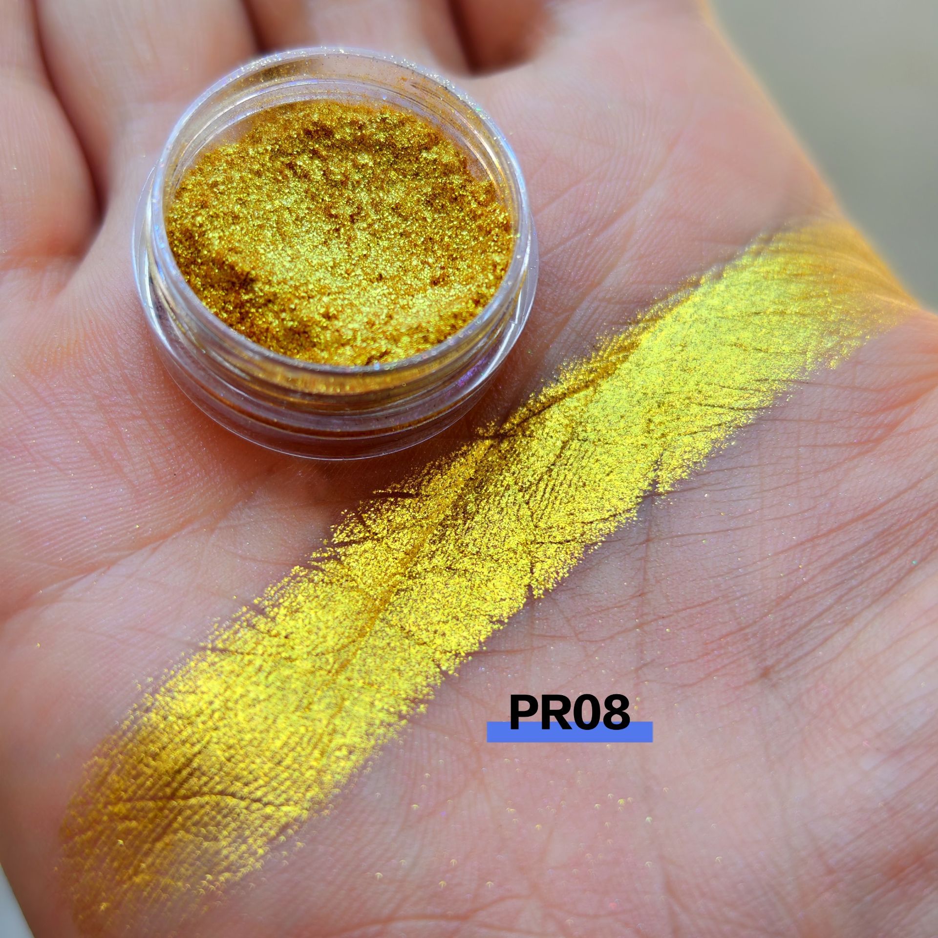 跨境批发钻石高彩度珠光粉云母玻璃基材高光珠光闪粉 1g