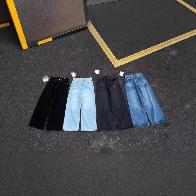 1981m Cross-Border Trendy Brand Acstudios Style Authentic American-Style Affordable Alternative Straight Loose Jeans 1981m Cross-Border Trendy Brand Acstudios Style Authentic American-Style Affordable Alternative Straight Loose Jeans