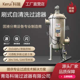 刷式自清洗过滤器环保水处理全自动过滤设备污水废水100um过滤机
