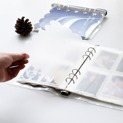 A5 Bezel Photo с четырьмя сетевыми картами Внутренняя страница A5 Книга карт Внутренняя страница без скольжения карты