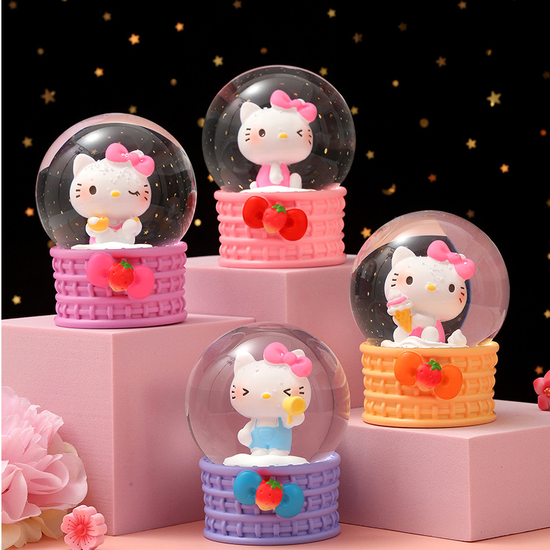 Varias Bolas de Cristal Luminosas con Diseños Creativos y de Dibujos Animados, Adornos Decorativos de Gran Venta, Regalo para Fiestas, con Luz, Mayorista