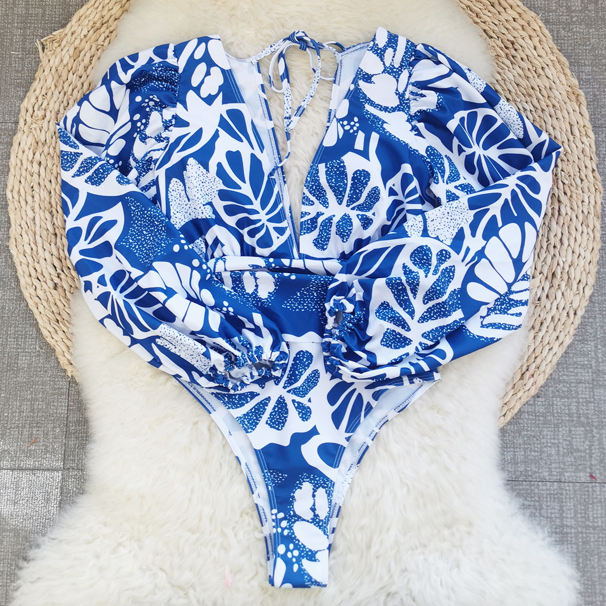 Printing Pattern Women's Lady Sexy Printing 1 Piece One Piece Swimwear