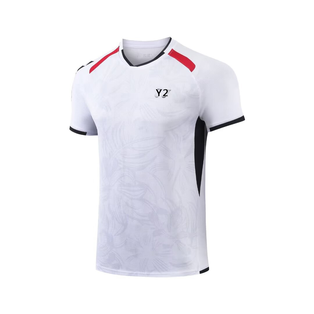 New Summer Badminton Clothing for Men and Women Quick-Drying Breathable Sports Short-Sleeved Casual Clothing Kidsren's Training and Competition Clothing 25