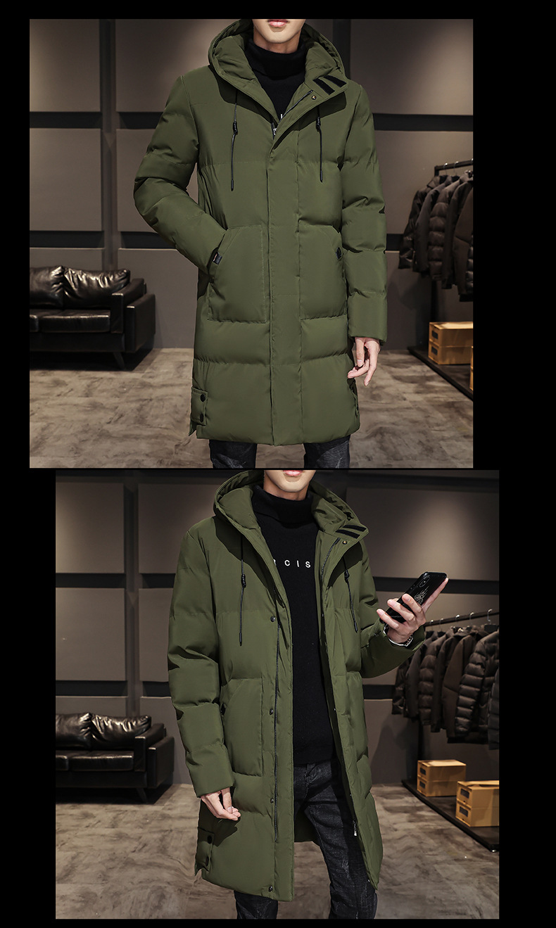 Veste d'hiver homme à capuche chaude rembourrée et doublée_voghion.com