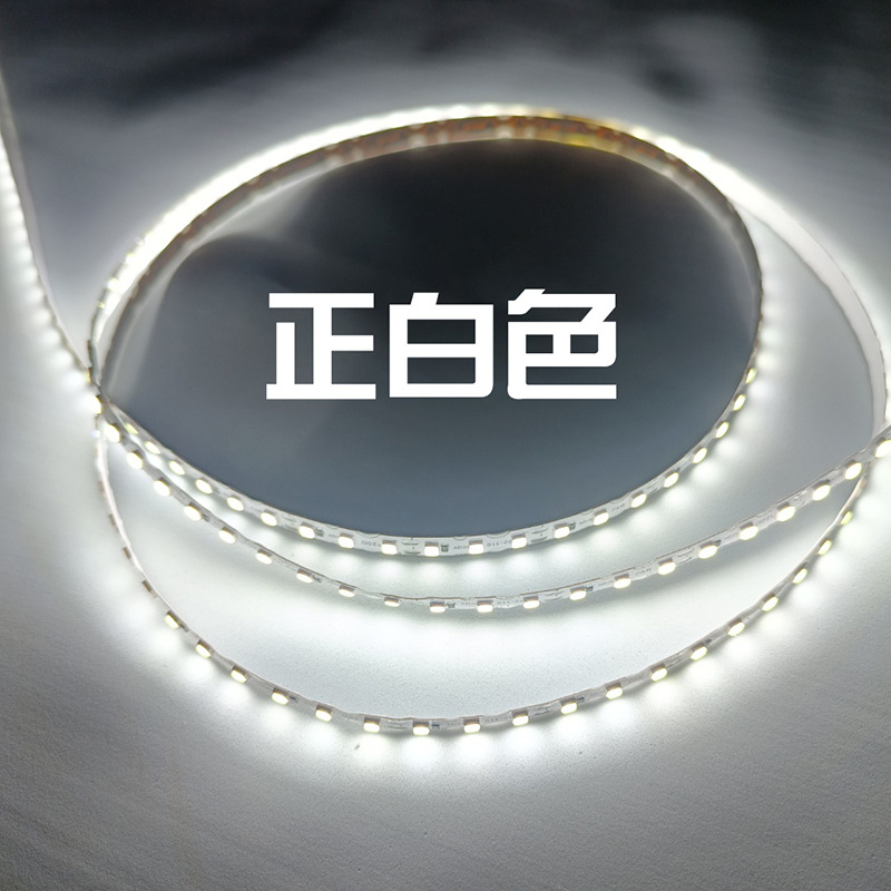 6mmS LED correa de lámpara flexible 12V por metro 120 lámpara 2835 lámpara desnuda no impermeable lámpara de neón dividida