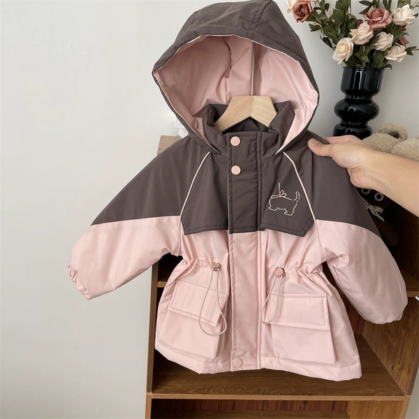 Puppy pink brass jacket cotton jacket
