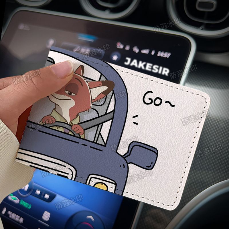 Nick Judy Couple Driver's License Protective Cover Four-Card Driving License Motor Vehicle Driver's License Leather Cover Card Holder Document Cover