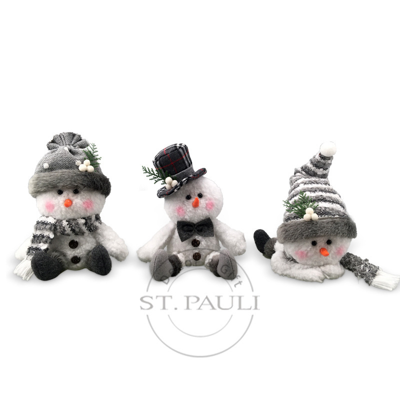 【カスタム工場】小鳥クリスマス装飾品妖精フクロウ雪だるまデスクトップクリスマス装飾品|undefined