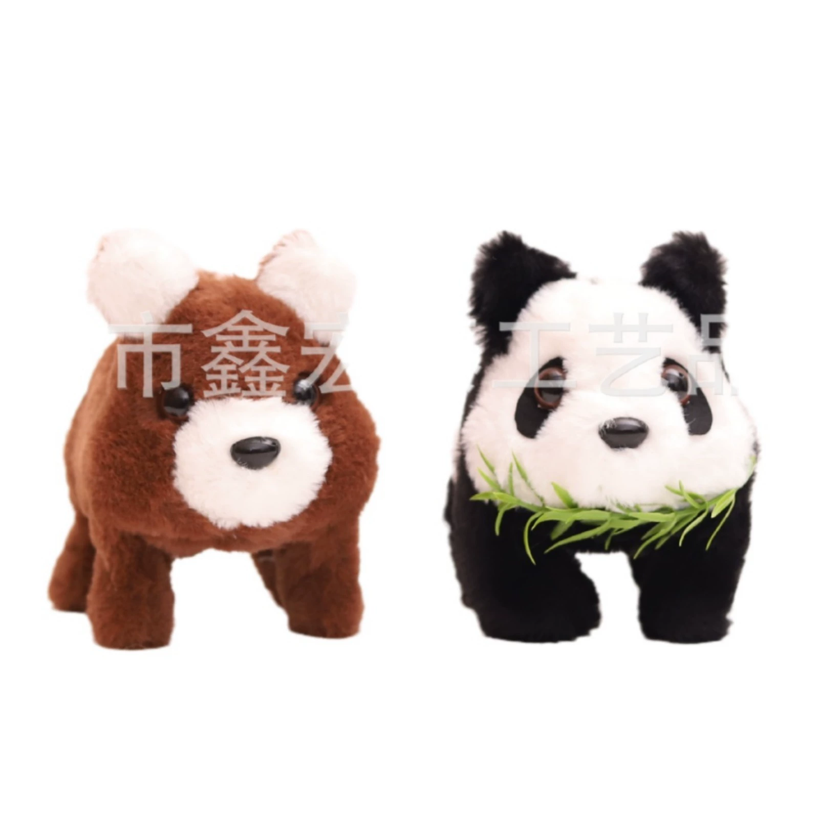 Realistic electric plush toy, panda, new collection, pet