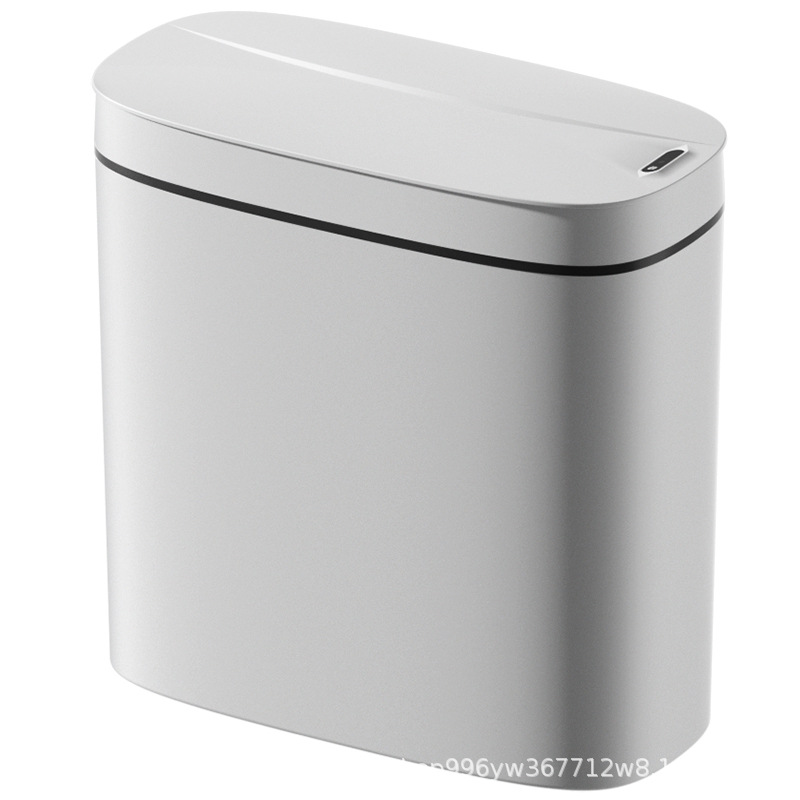tolva de basura inteligente de hendidura inducción doméstica completamente automática impermeable con cubierta contenedor de basura inodoro inodoro sala de estar