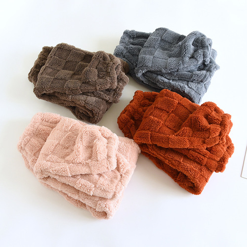 Ladies Sleep Pants Autumn/Winter Thick Coral Fleece Warm Pants for Men Flannel Home Pants Wearable Oversized Long Pants