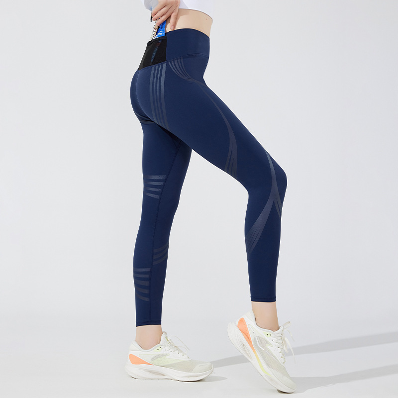 2026 pantalones de soporte de compresión de presión inteligente para hombres y mujeres pantalones de yoga de nylon ajustados deportivos para adelgazar las caderas en Europa y los Estados Unidos