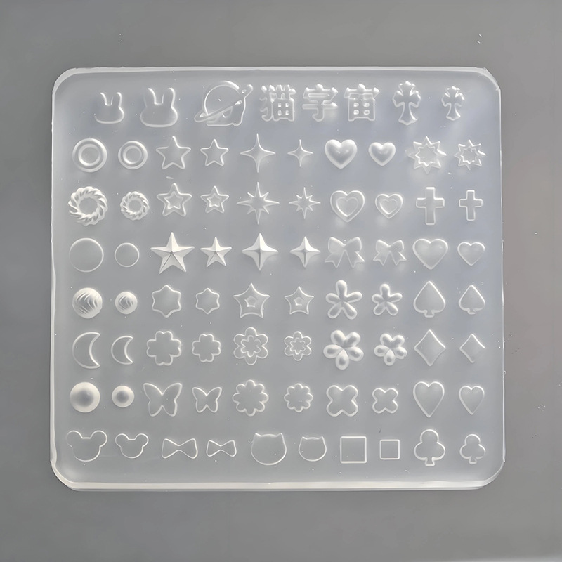 Base universal nail stickers flower-shaped