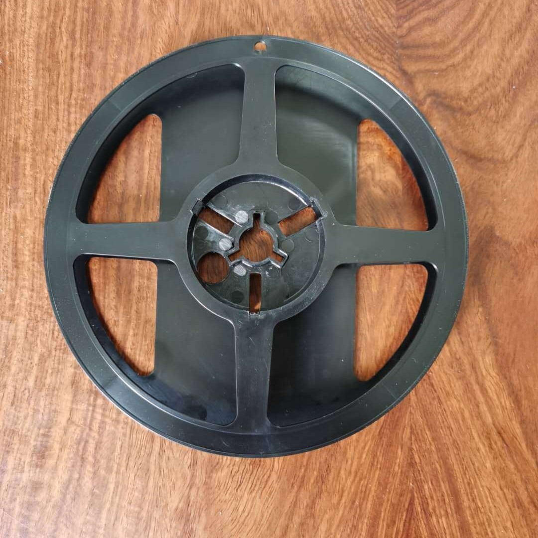 厂家直销6寸*8MM塑胶塑料灯条灯带载带半导体黑色环保卷盘直径152