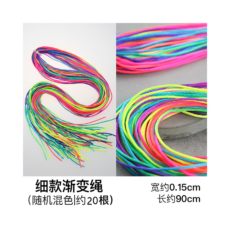 Cuerda Multicolor para Trenzas Tela Multicolor para Peinados y Rastas image 21